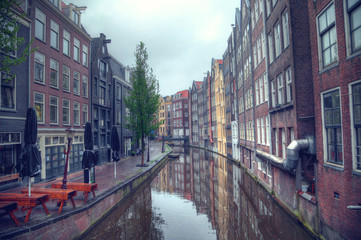 Amsterdam in the summer.