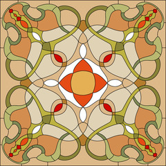 Stained glass window