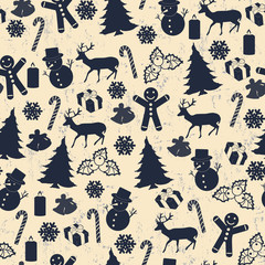 Fototapeta premium Seamless pattern for Christmas