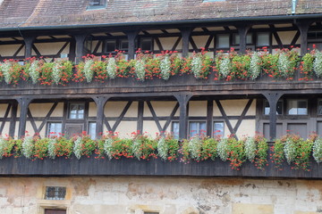 historische Altstadt von Bamberg, Oberfranken, Bayern, Deutschla
