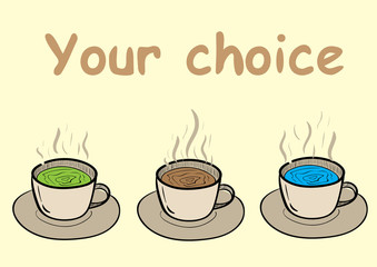 Choice of color drink
