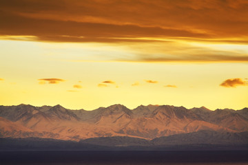 Lake Issyk-Kul. Kyrgyzstan