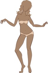 Female body template