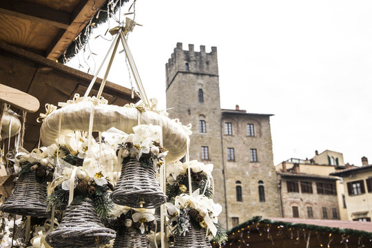 natale arezzo mercatini piazza grande  toscana