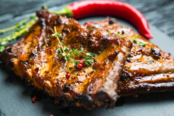 grilled ribs
