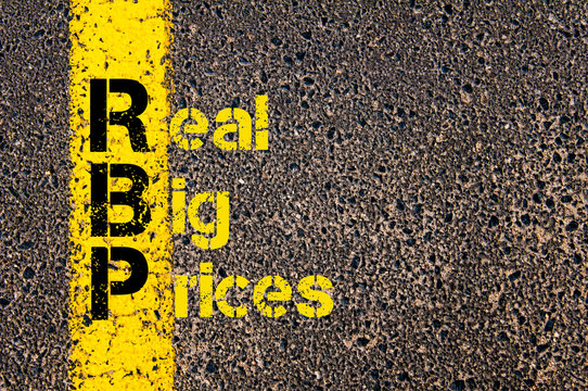 Accounting Business Acronym RBP Real Big Prices