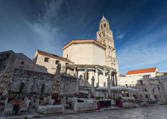 UNESCO world heritage site in Split, Dalmatia, Croatia