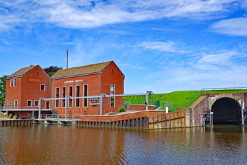 Schöpfwerk in GREETSIEL ( Ostfriesland )