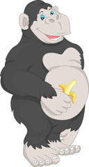baby gorilla cartoon 