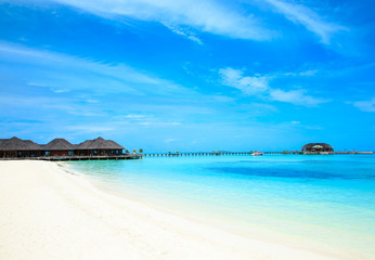 beach with  Maldives