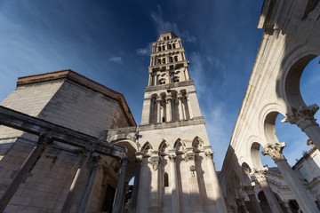 UNESCO world heritage site in Split, Dalmatia, Croatia