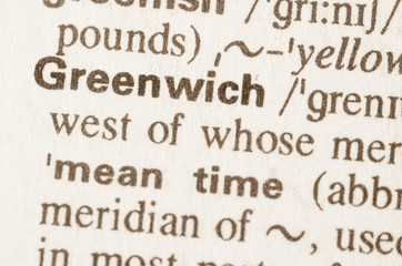 Dictionary definition of word Greenwich