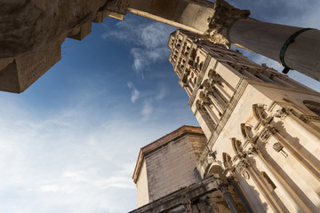 Fototapeta na wymiar UNESCO world heritage site in Split, Dalmatia, Croatia
