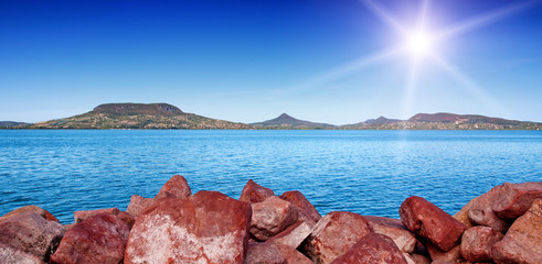Landscape at Lake Balaton,Hungary