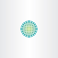 earth logo abstract globe vector icon element