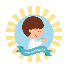 first communion card design 