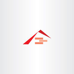 house construction roof brick logo