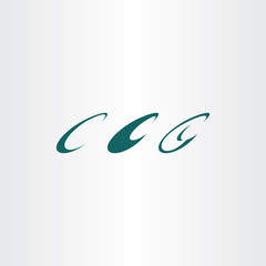 letter c logo vector sign set design elements