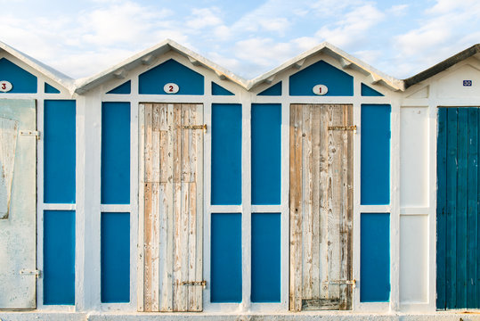 cabine in spiaggia in Adriatico - Romagna