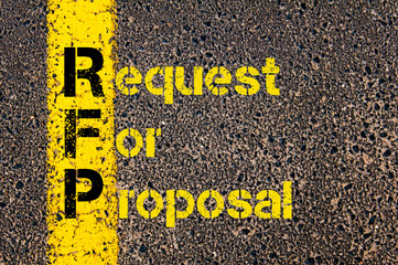 Accounting Business Acronym RFP Request For Proposal