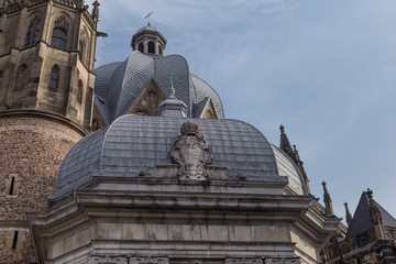 The Dom in Aachen, Germany, a World Heritage Site build by Charlemagne
