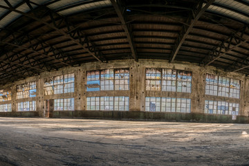 Old factory, rubber factory, China