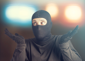 Worried criminal