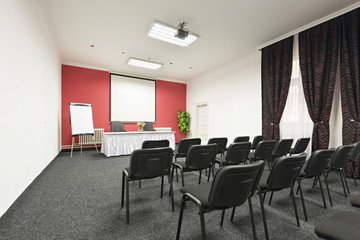 Interior of a conference room