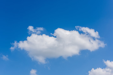 blue sky with cloud