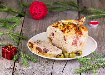 chicken stuffed with olives