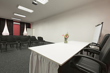 Interior of a conference room