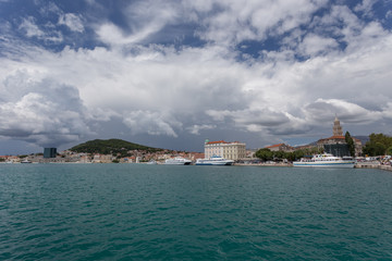 UNESCO world heritage site in Split, Dalmatia, Croatia
