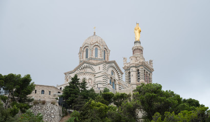 Fototapeta na wymiar Notre Dame de la Garde, Bonne Mère 
