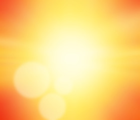 Abstract orange background horizon