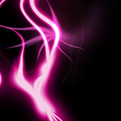 Purple neon plasma (energy, electric) burst