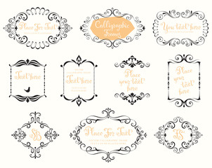 Calligraphic Frames