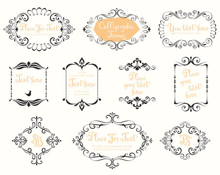 Calligraphic Frames