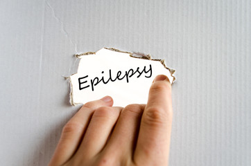 Epilepsy text concept