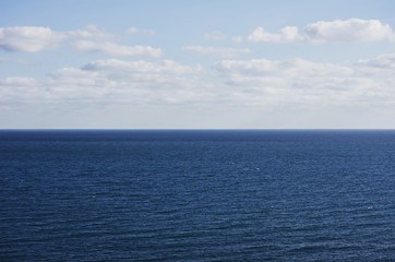 Obraz premium Nature Lines: Blue Sea Horizon