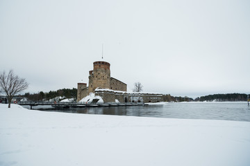 The Olavinlinna castle in Finland.