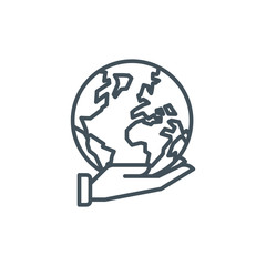 Save the planet icon