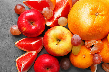 Naklejka na ściany i meble Fruits closeup