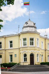 Fototapeta na wymiar City Hall in Druskininkai. Lithuania