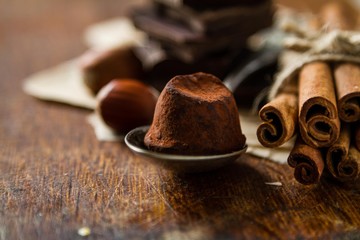 Truffles and ingredients