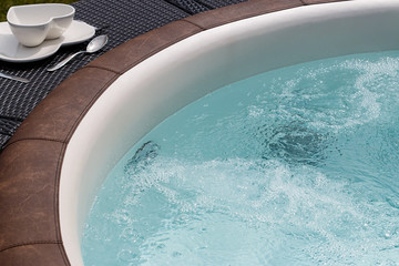 Detail of Hot tub