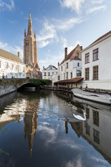 Fototapeta na wymiar Bruges in Belgium 