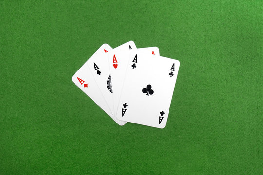Four of a kind aces poker,