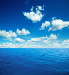 caribbean sea and perfect sky