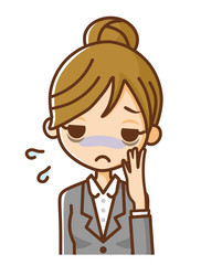 過労　ビジネスウーマン