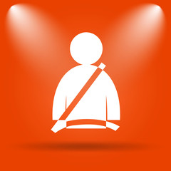 Safety belt icon